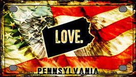Pennsylvania Love Novelty Mini Metal License Plate Tag - $14.95