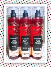 Bath &amp; Body Works Emily in Paris Amour 8oz Fine Fragrance Mist Spray x3 - £32.07 GBP