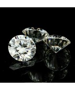 1 CT Rundschliff 5 MM Lose Labor Erstellt Weiß Cubic Zirkonia Farbe Weih... - $14.57