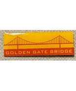 Golden Gate Bridge San Francisco Enamel Pin – Iconic Landmark Design - $14.61 CAD