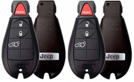 2 Fobik Remote Key  For Jeep Grand Cherokee 2009 - 2013 4B IYZC01C M3N5WY783X - £27.97 GBP