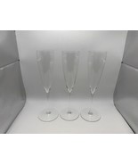 Set of 3 Baccarat Crystal DOM PERIGNON Champagne Flutes Glasses - $288.10 CAD
