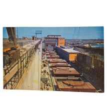 Postcard Top Of Robert H Saunders Generating Dam Cornwall Ontario Canada... - $6.92