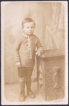 Michael J. Connell Pre-1920 RPPC Postcard of 4 Year Old Boy - Galway, NY - £13.72 GBP