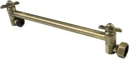 10-Inch Adjustable High-Low Shower Arm, Antique Brass, Kingston Brass K153A3. - £36.84 GBP