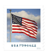 2016 49c American Flag, Spirit of Our Nation, Coil Scott 5053 Mint F/VF NH - €1,13 EUR