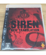 SIREN New Translation PS3 PlayStation3 JAPAN ver  NTSC-J(Japan) - $546.11 MXN