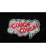 Vintage Cough Cough Smoke Exhaust Pollution Shaped Thought Bubble Patch NOS - $277.43 MXN