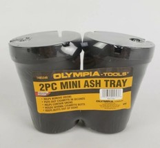 Olympia-Tools Mini Ash Tray 2 Pack Holds Several Cigarette Butts Contains Smoke  - £8.65 GBP
