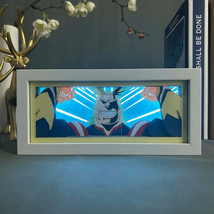 Anime Figures Light Box My Hero Academia All Might Face Gaming Room Deco... - $19.67+