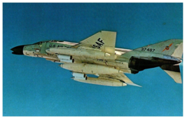 McDonnell Douglas F 4 Phantom ii US Air Force Airplane Postcard - £4.66 GBP