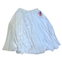 Vintage 1980s NWT New Patra Plus White Flowy Skirt Elastic Waist Made in... - $282.74 MXN