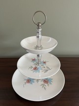 Steubenville Pottery Fairlane 3 Tier Cookie, Fruit, Appetizer Tray - £23.66 GBP