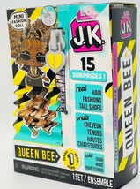 LOL Surprise JK QUEEN BEE Mini Fashion Doll 15 Surprises Series 1 Real Hair New - £22.15 GBP