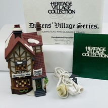 Dept 56 1993 Dickens Village Series ‘Bumpstead Nye Cloaks &amp; Canes W/ Lig... - £19.78 GBP