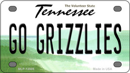 Go Grizzlies Tennessee Novelty Mini Metal License Plate Tag - £11.81 GBP