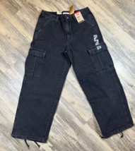 LEVI&#39;S Women&#39;s &#39;94 Baggy Mid Rise Cargo Jeans Size 30x30 - £25.98 GBP