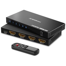 Hdmi 2.1 Switch 8K 60Hz, Hdmi Switcher 3 In 1 Out With Ir Remote, 3 Port 4K 120H - £58.27 GBP