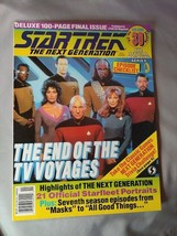 Star Trek The next Generation Official Fan Magazine Final Issue Vol 30 1... - $14.80