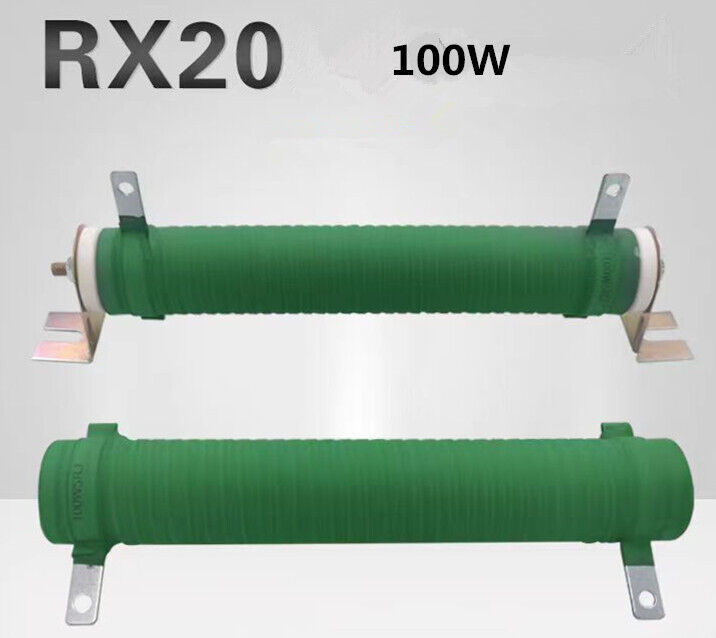 100W RX20 Load Aging Detection Painted Wire-wound Resistor 5% Tubular Shape - $18.93