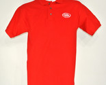 HILLS Department Store Employee Uniform Vintage NOS Red Polo Shirt Size XL - $25.49