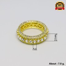 Elvis Presley Wedding 18K G Triangle full Ring TCB Made With Diamond  Men S.5-11 - £22.76 GBP