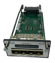 Cisco Catalyst C3KX-NM-1G 4 Port SFP Gigabit Network Module New Open Box - $238.96 MXN