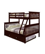 David Twin over Full Bunkbed with Trundle - $1,578.19 CAD