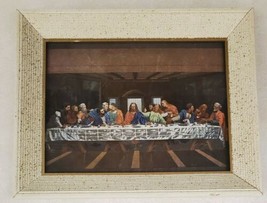 Framed Reliance Industries Inc Last Supper Foil Print Style No. 664 - £19.67 GBP