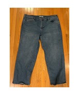 Lands&#39; End Denim Jeans Plus Size 24W Straight Leg Comfort Casual - $594.16 MXN