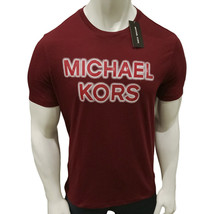 Nwt Michael Kors Msrp $58.99 Men&#39;s Red Crew Neck Short Sleeve T-SHIRT Size S - £24.38 GBP