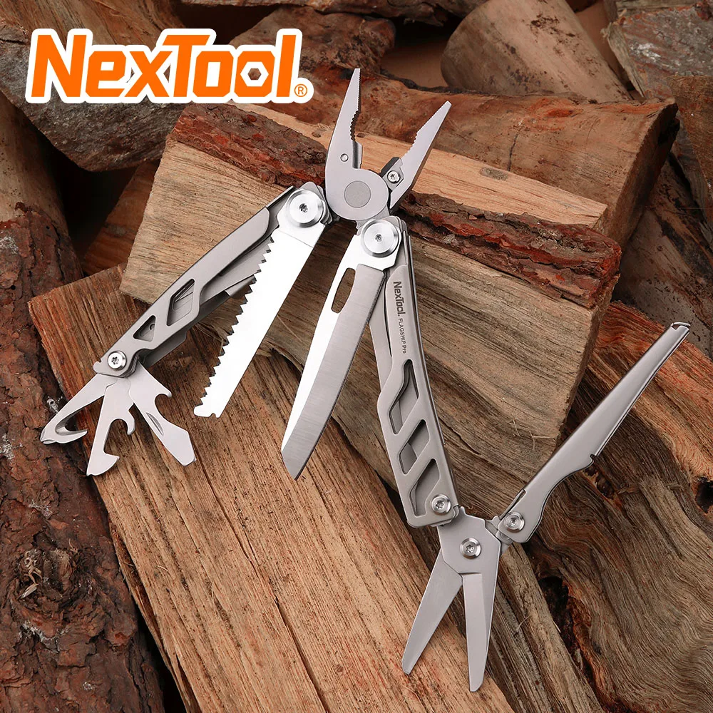 NexTool Flagship Pro 16 In 1 edc Multi tool Pliers Folding Knife Tactical Pocket - £43.92 GBP+