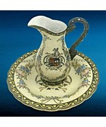 Vintage Footed Urn Vase w/ Large Matching Platter Plate TOYO TRADING - £77.39 GBP
