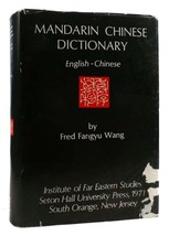 Fred Fangyu Wang Mandarin Chinese Dictionary English - Chinese 1st Edition 1st P - $59.95