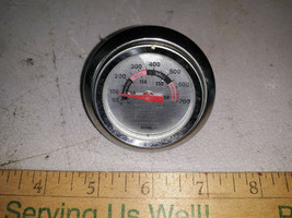 21MM82 Bbq Thermometer, 1-7/8&quot; Diameter, 2-3/8&quot; Bezel, Very Good Condition - £3.86 GBP