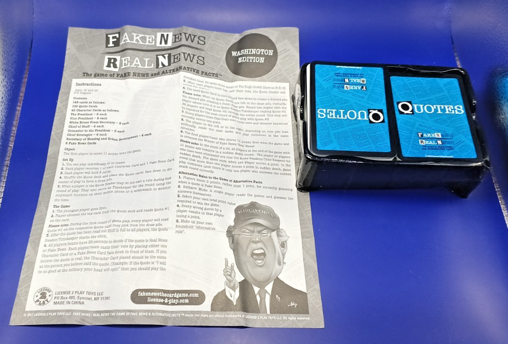 The Game of Fake News and Alternative Facts, Washington Edition, 2017. Item image 8