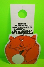 Nesbitt&#39;s Soda Bottle Cardboard Advertising Sign Monster Vintage Ephemer... - $14.73