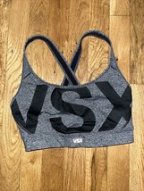 VSX The Player by Victorias Secret Crossback Sport Bra Spell Out S Small... - $6.64