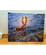 The Vision of Saint Eustace.  11 x 14 main - $34.00+