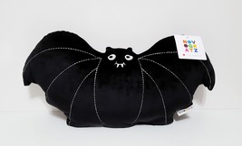 New Rare Novogratz Velvet Halloween Bat Pillow 12x22 - £37.16 GBP