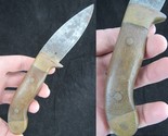 Antique knife early 1900&#39;s Handmade wood &amp; brass OLD &amp; BEAUTIFUL! - $169.99