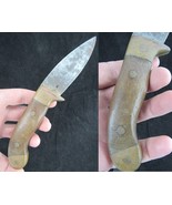 Antique knife early 1900&#39;s Handmade wood &amp; brass OLD &amp; BEAUTIFUL! - $232.49 CAD