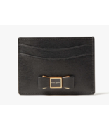 Kate Spade Morgan Bow Embellished Leather Card holder Case ~NWT~ Black - €45,70 EUR