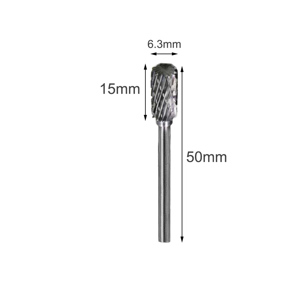 1/5/10PCS 1/8&quot; Shank Tungsten Carbide Rotary Burr Milling Cutter Tool Do... - £130.39 GBP