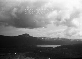 BLACK &amp; WHITE NEGATIVE * snapshot STORM CLOUDS over MOUNTAINS - $7.95