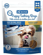 N-Bone TEENY Puppy Teething Rings - Chicken Flavored, Rawhide-Free Chews for Sma - £8.51 GBP+