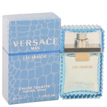 Versace Man Cologne By Eau Fraiche De Toilette Spray (Blue) 1 oz - £41.98 GBP