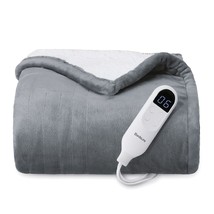 Heated Blanket Electric Throw - Soft Flannel Electric Blanket, Heating Blanket W - £49.54 GBP