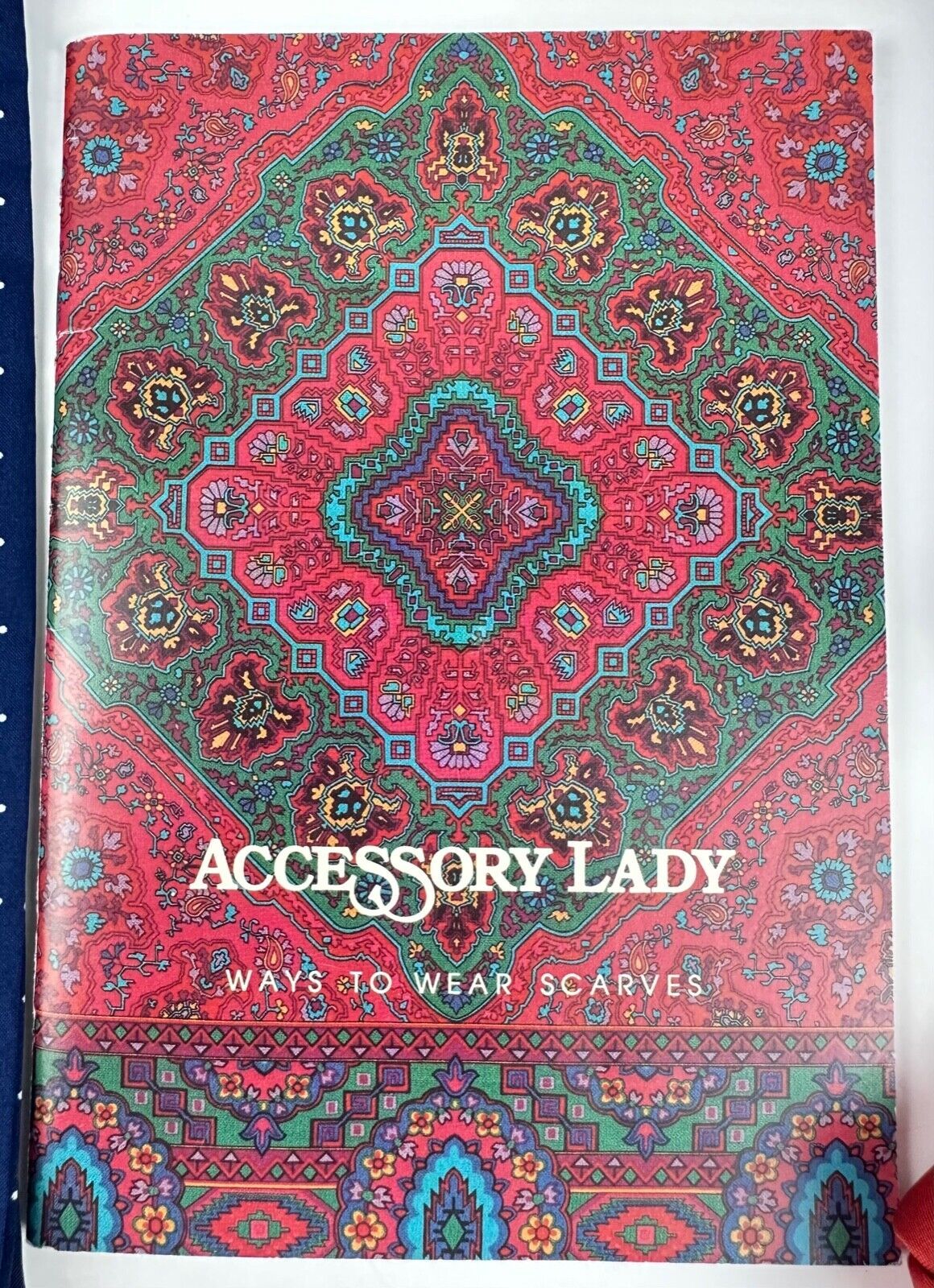 Primary image for Scarf Wearing Made Easy Accessory Lady Liz Claiborne Illustrated PPB +14 Scarves