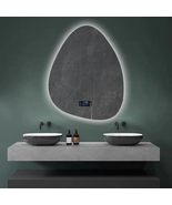 Modern Rectangular Smart LED Bathroom Mirror with Bluetooth Speaker &amp; Ad... - £999.37 GBP